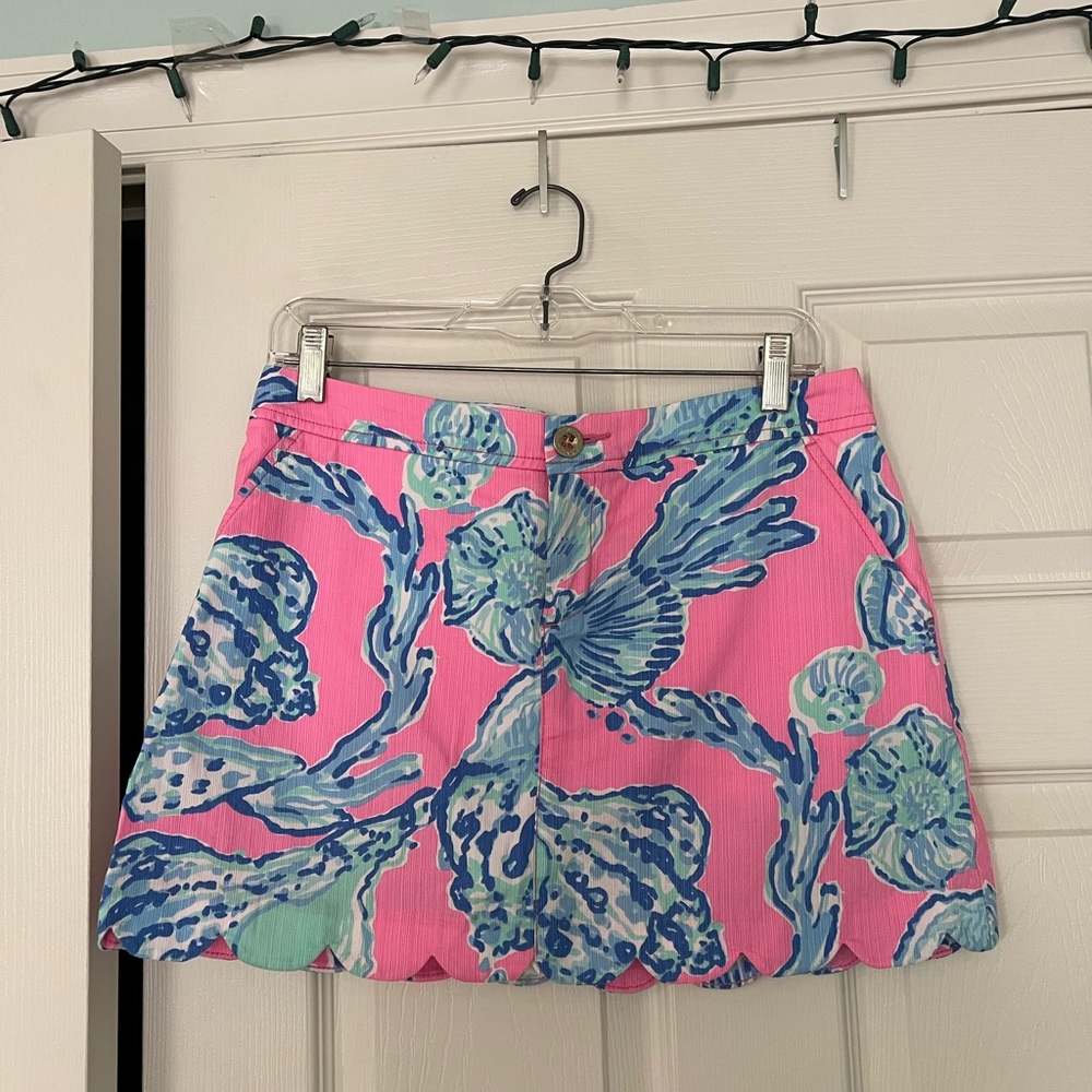 Lilly Pulitzer Colette Scalloped Skort